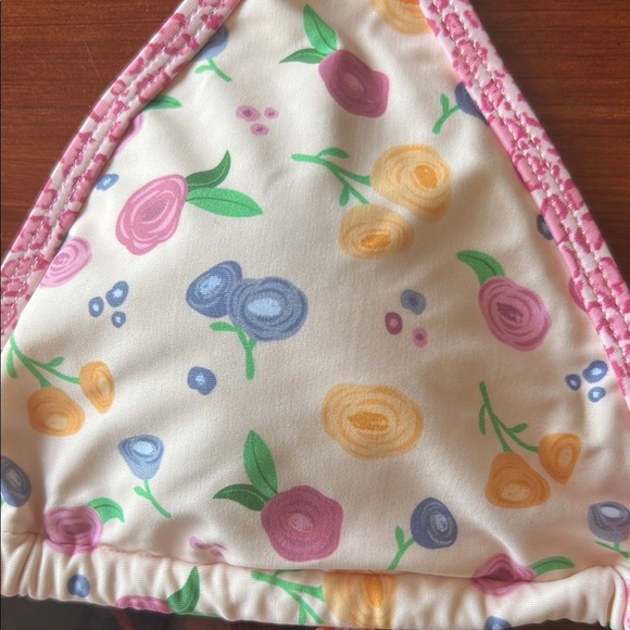 Blackbough Pink Floral Bikini Top - Picture 2 of 4